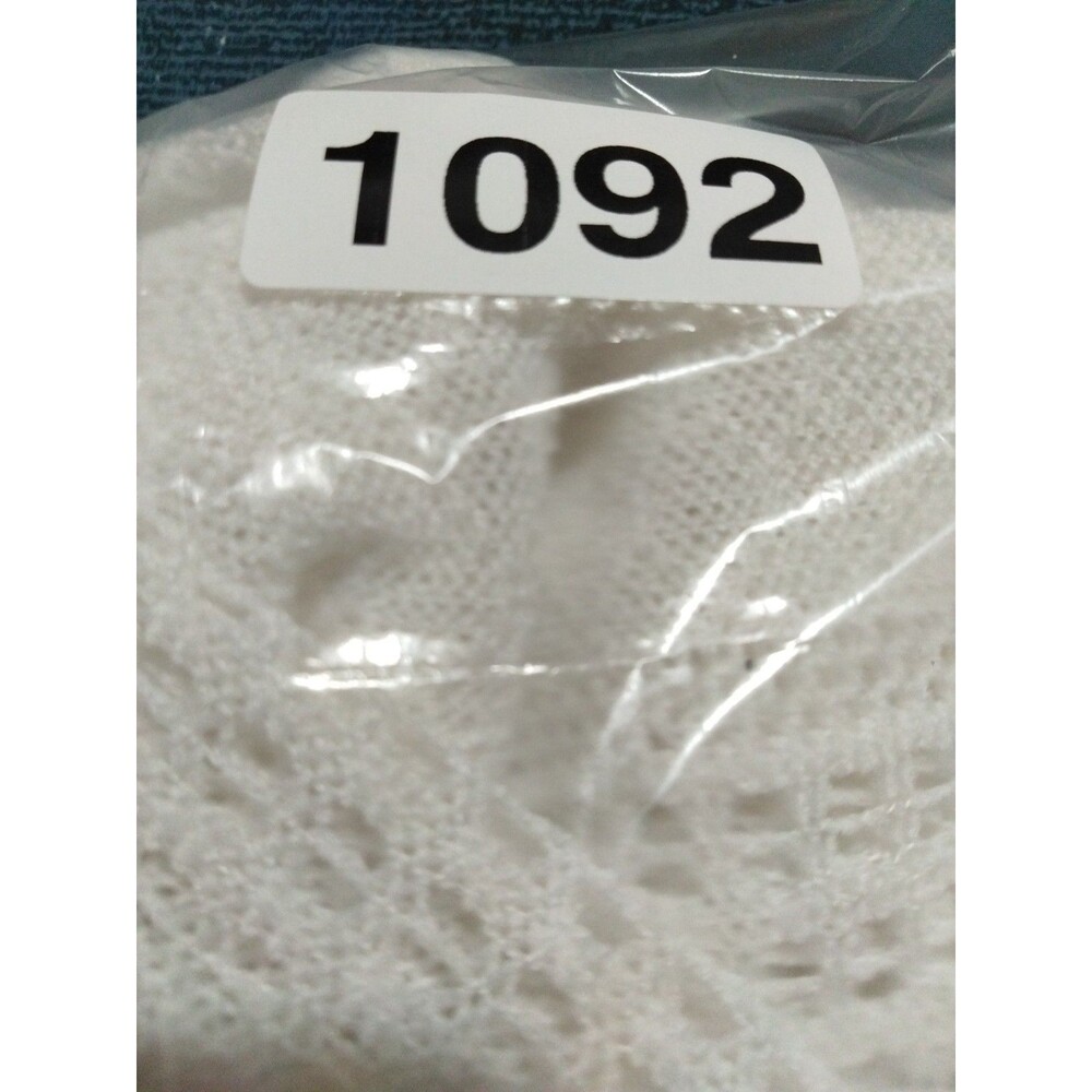 Cactus Size S Crochet White Cardigan With Lace. - Picture 12 of 12